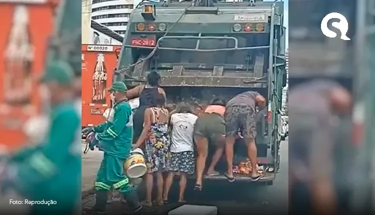 ‘Vamos almoçar o frango que peguei no caminhão’: um ano depois, cearense ainda depende de comida achada no lixo