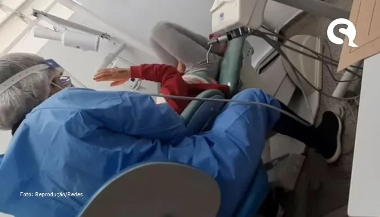 Dentista é afastada por gritar e ameaçar criança em atendimento. Vídeo