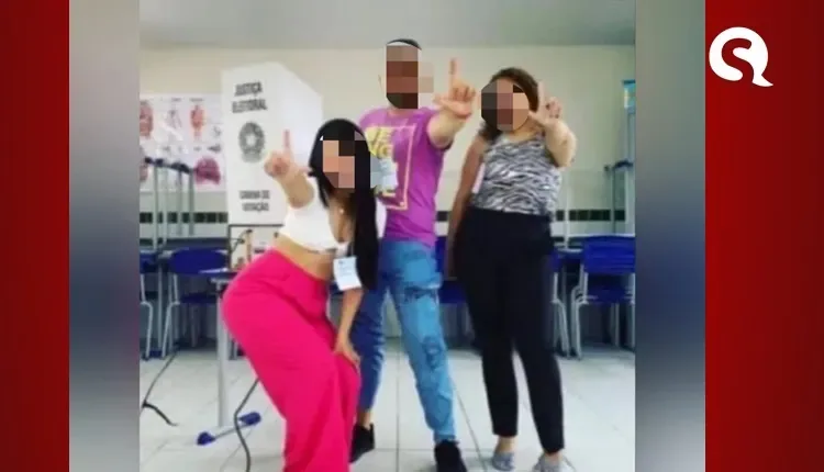 Mesários são levados à PF após postarem foto com símbolo de Lula em local de votação no Ceará
