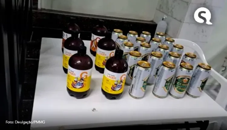 Ladrão invade clube, rouba cerveja e é preso escondido atrás de árvore