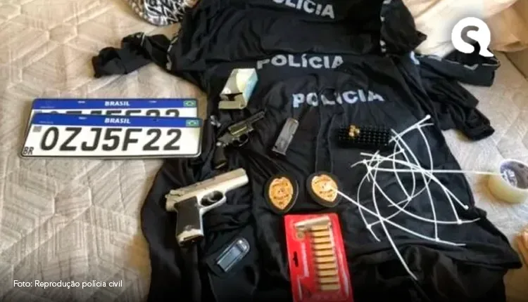 No Rio, homem é preso após se disfarçar de policial para roubar cargas
