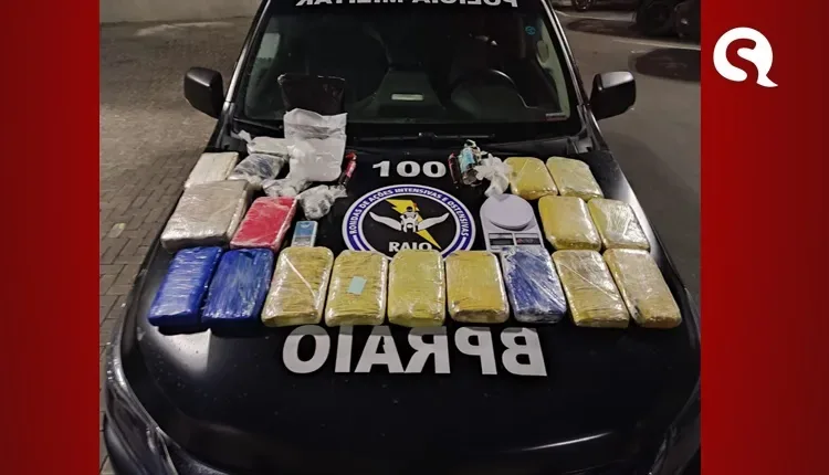 Ação do Raio resulta na prisão de uma pessoa e na apreensão de mais de 20 kg de drogas em Massapê