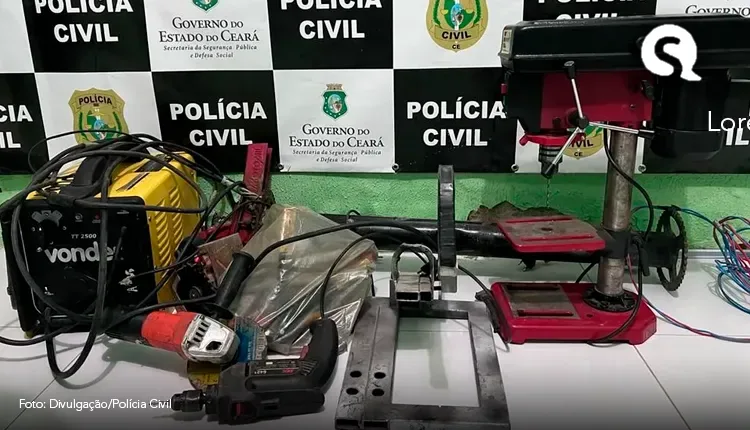 Três pessoas são presas em operação policial que encontrou oficina clandestina de armas de fogo, no interior do Ceará