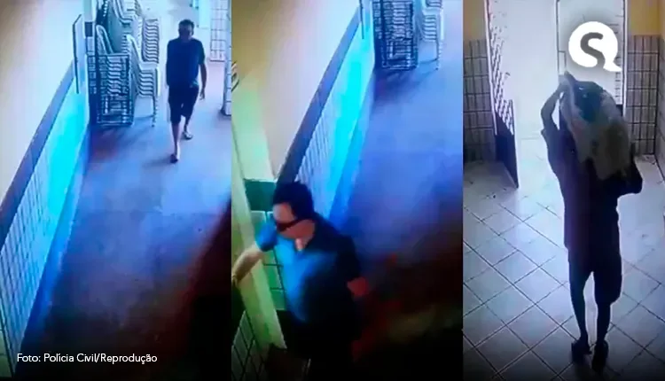 Diretor de escola é preso em flagrante suspeito de furtar carne de merenda escolar em Quixeramobim, no Ceará