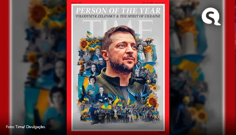 Zelensky é eleito ‘pessoa do ano’ pela revista Time
