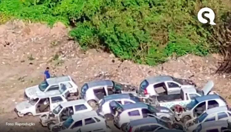 Carros fora de uso do Governo do Ceará são furtados no pátio da Expoece