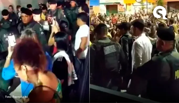 Vereadores deixam Câmara escoltados pela polícia durante protesto por falta de aprovação de verba em Cascavel