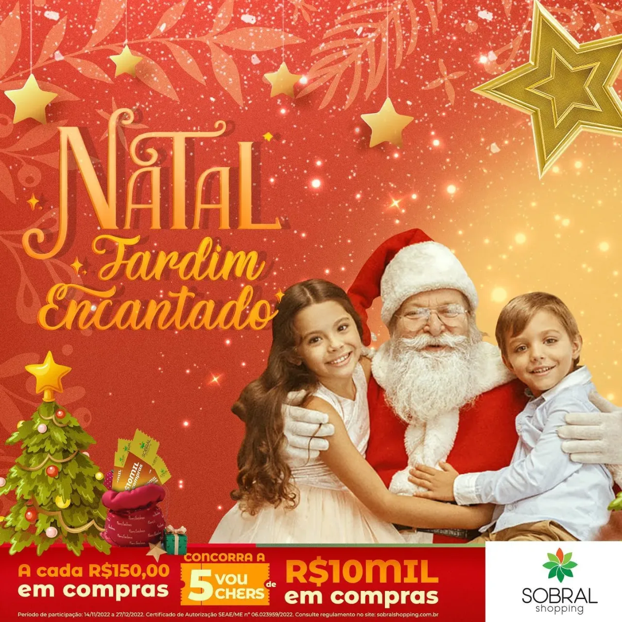 Sobral Shopping realiza hoje (28), sorteio da campanha de Natal