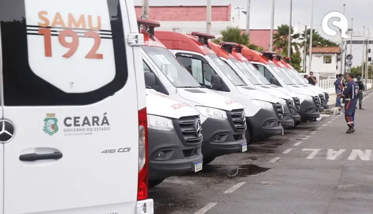 Forquilha, Cariré, Coreaú, Santana do Acaraú e outras 40 cidades ganham novas ambulâncias do Samu