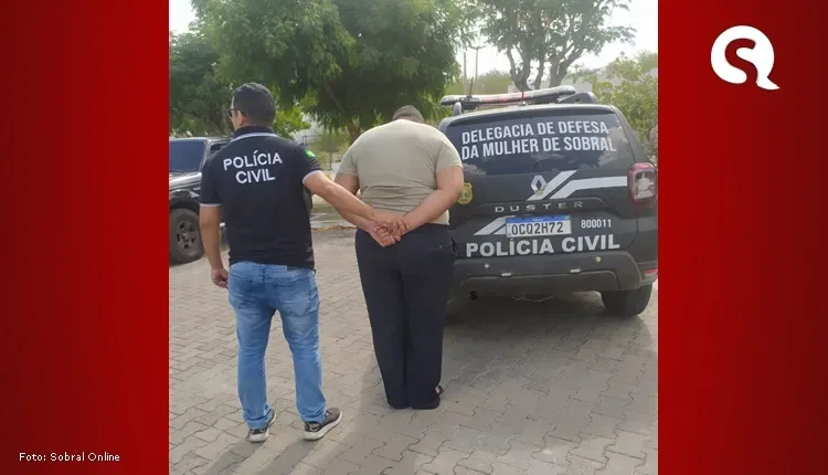 Mãe flagra companheiro em atos libidinosos com a filha de 10 anos em Sobral; acusado foi preso