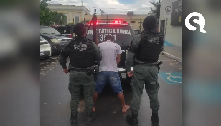Foragido da Justiça que responde por roubos em Juazeiro do Norte e Tauá é preso no Residencial Novo Caiçara, em Sobral