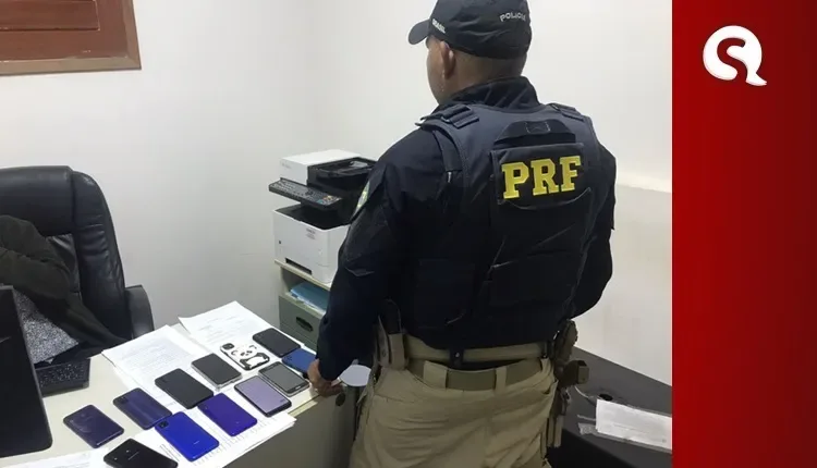 Integrantes de organização criminosa especializada em comércio ilegal de celulares furtados e roubados são presos pela PRF em Tianguá (CE)