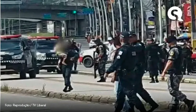 Criança de 3 anos é libertada de assalto com reféns após quase 15 horas de negociação, em Belém