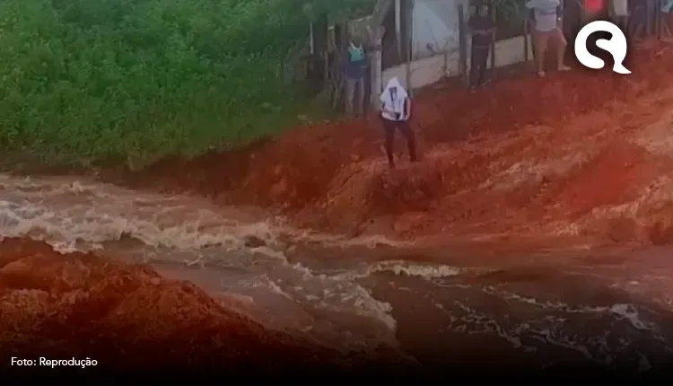 Após evacuação de moradores por rompimento de barragem, prefeitura repara represa em Piquet Carneiro