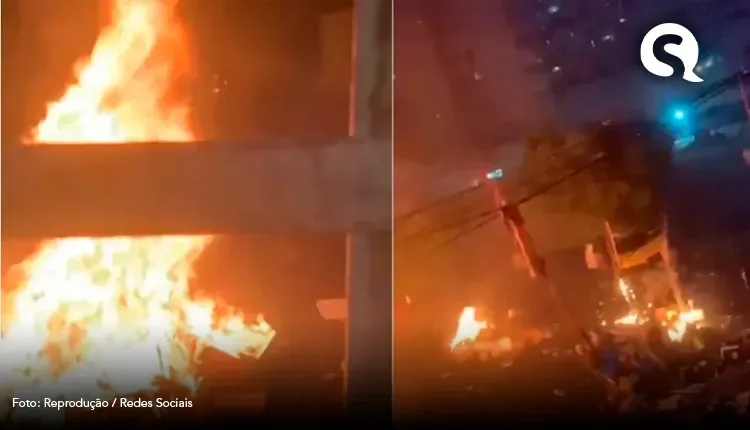 Usuários da Cracolândia colocam fogo em lixo e entram em confronto com polícia