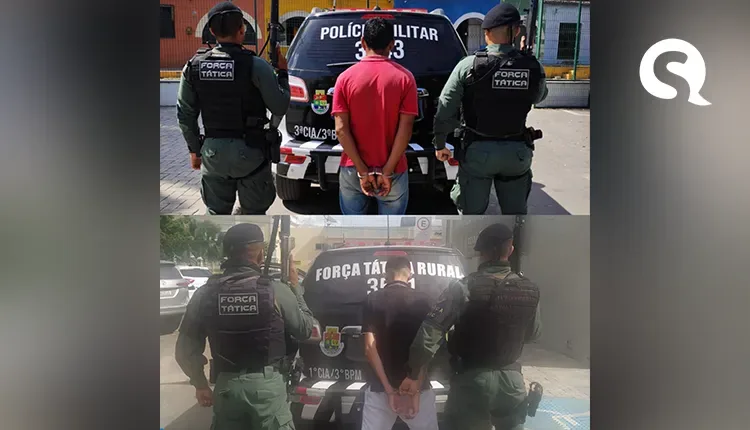 PM do Ceará realiza cumprimento de mandado de prisão preventiva em desfavor de suspeitos de crimes patrimoniais em Sobral