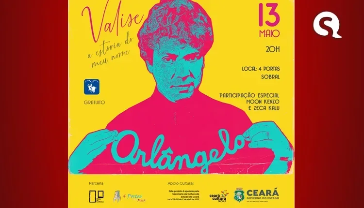 Sobral recebe show “Valise: A estória do meu nome, de Orlâgelo”