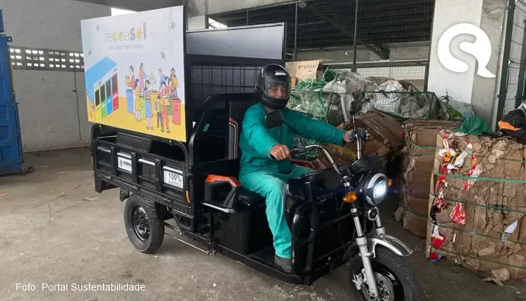 A Prefeitura de Sobral anunciando a aquisição de triciclos para o Projeto de Coleta de Lixo Reciclável
