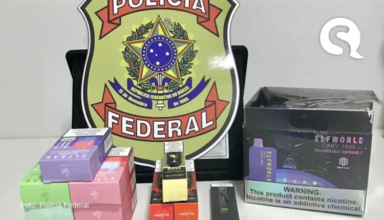 Cigarros eletrônicos que seriam comercializados em evento no Crato são apreendidos