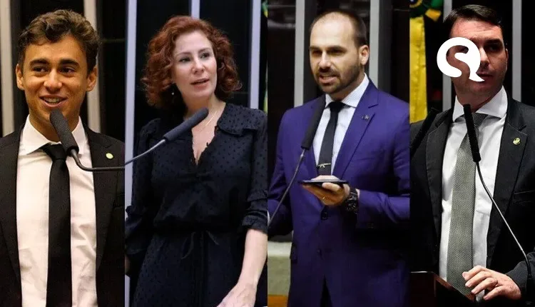 TSE condena Nikolas, Carla Zambelli, Eduardo e Flávio Bolsonaro por fake news