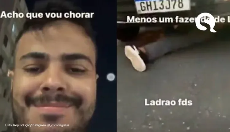 Motorista debocha após atropelar e matar suposto assaltante: “Menos um fazendo L”