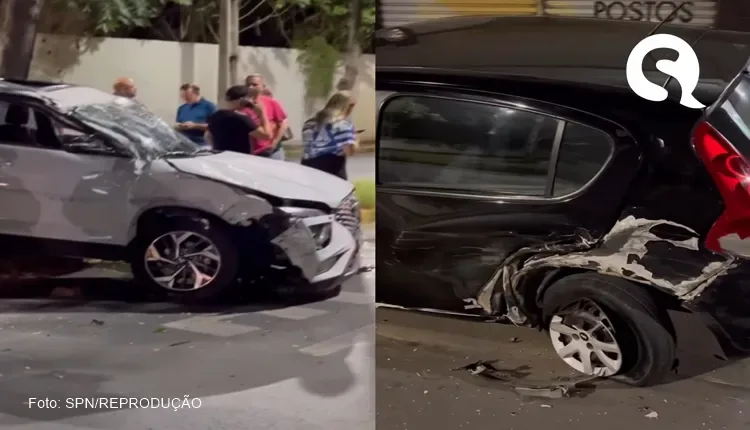 Acidente envolvendo dois carros é registrado no bairro do Junco, em Sobral