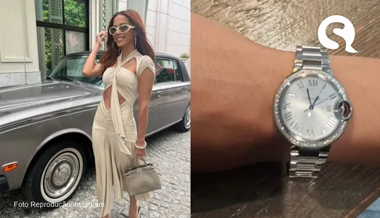 Relógio de Anitta avaliado em mais de R$100 mil é roubado na Europa