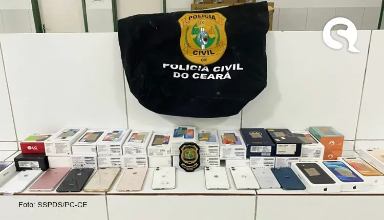 Polícia Civil prende comerciante em posse de 40 celulares roubados em Crateús-CE
