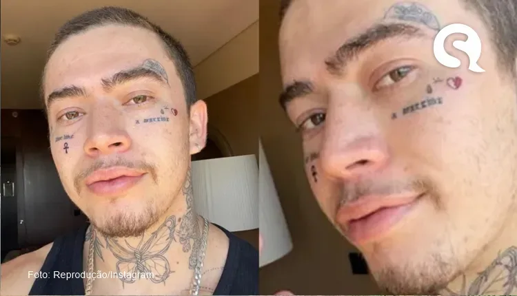Whindersson Nunes diz ser julgado na Irlanda por tatuagens no rosto