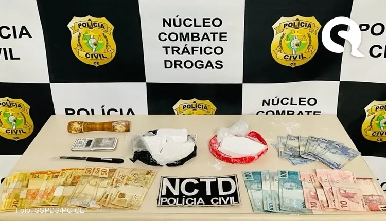 PC-CE captura mulheres suspeitas de tráfico e apreende mais de 600 g de cocaína no Cariri