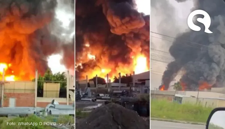Incêndio atinge fábrica de lingerie em Maracanaú nesta quinta