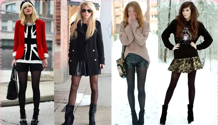 Como usar a meia-calça no frio?