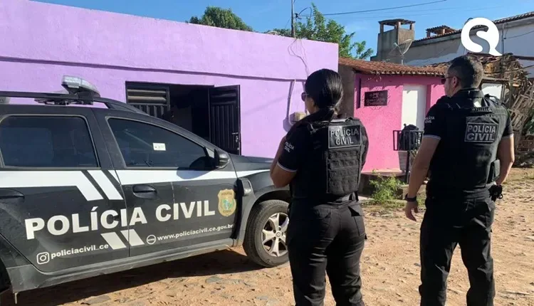 Policiais da DDM de Sobral prendem suspeito de agredir ex-companheira