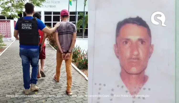 Primos são presos suspeitos de degolar tio após denúncia de furto de carneiro em Coreaú