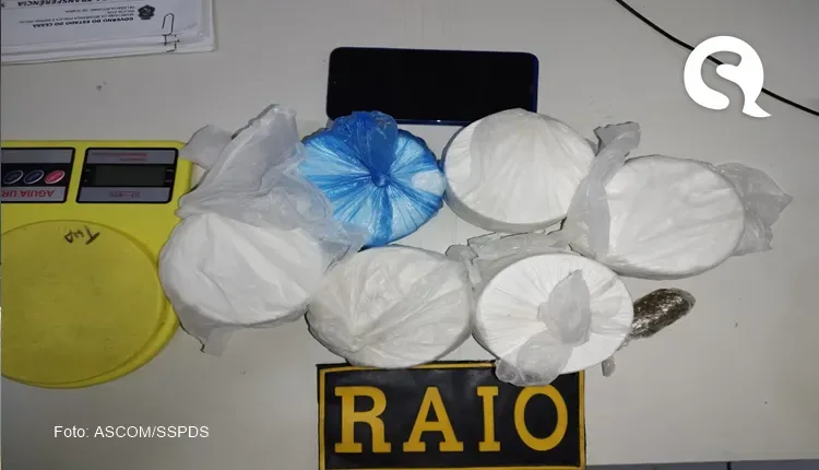 Suspeito é preso em flagrante com 3 kg de entorpecentes em Sobral