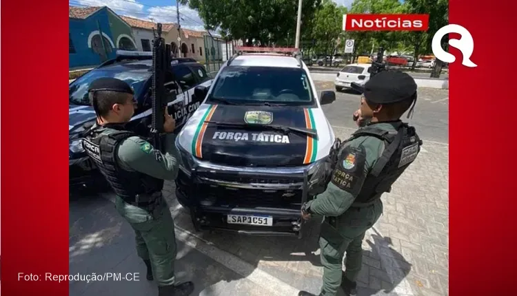 Força Tática apreende arma calibre 12 no bairro Parque Santo Antônio, em Sobral