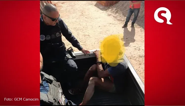 Indivíduo invade escola na zona rural de Camocim e é detido por agentes da Guarda Municipal