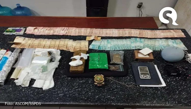 Homem é preso em flagrante pela PC-CE em posse de drogas em Tianguá