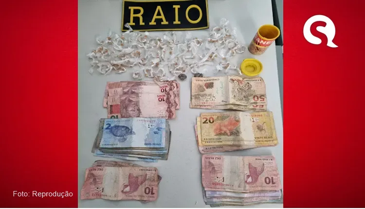 CP RAIO apreende drogas no bairro Terrenos Novos, em Sobral