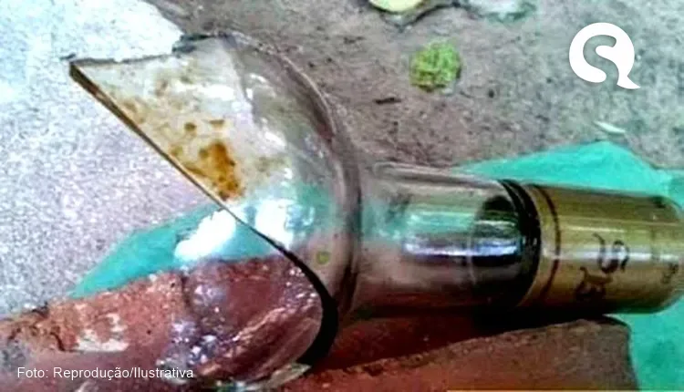 Mãe lesiona a própria filha com gargalo de garrafa durante discussão em Varjota