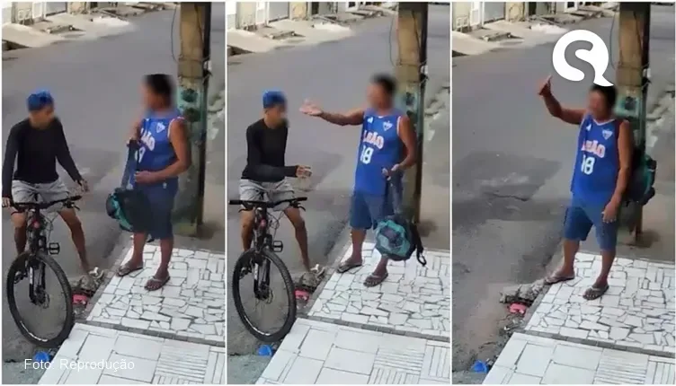 Homem escapa de roubo por conhecer os ladrões e manda ‘joinha’