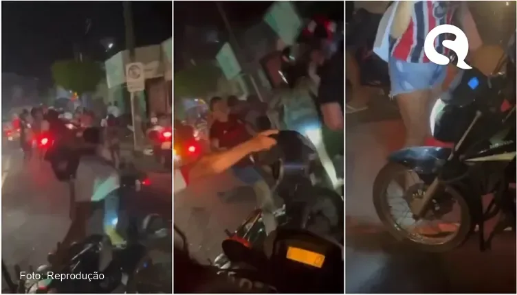 Motorista joga carro contra torcedores do São Paulo que comemoravam título em Crateús