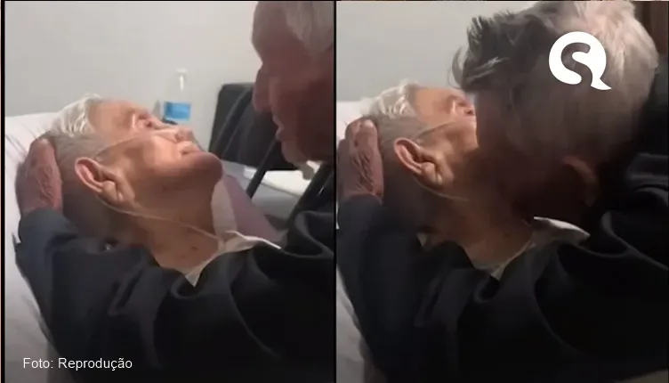 Em vídeo emocionante, marido se despede da esposa após 73 anos de casados