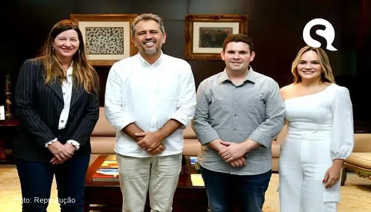 Reriutaba: Pedro Humberto e Marfisa Aguiar se reúnem com governador, Elmano de Freitas