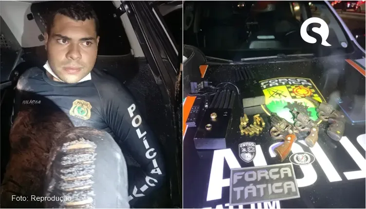 Falso policial civil troca tiros com a polícia e é preso durante tentativa de assalto no Ceará