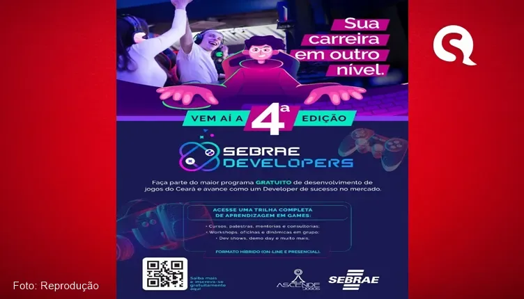 Ação do Sebrae/CE busca capacitar empreendedores para o mercado de games