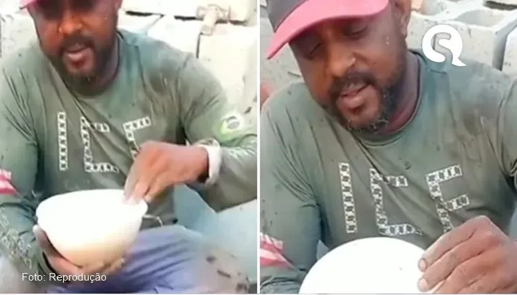 Pedreiro briga com esposa e mulher manda ‘marmita especial’ com bilhete surpresa