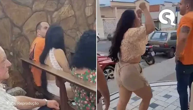 Homem leva amante para igreja e apanha da esposa em MG