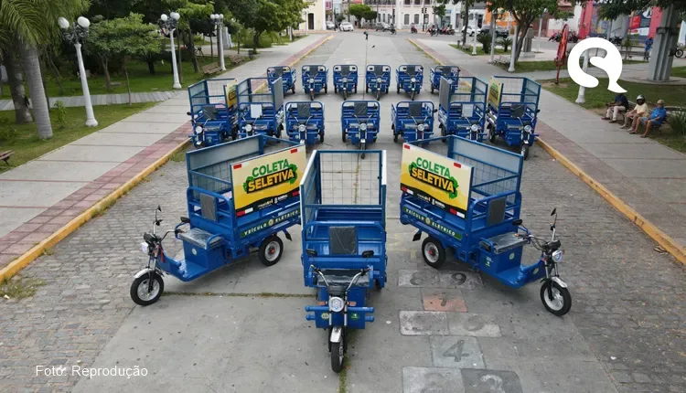 Coleta seletiva porta a porta com triciclos elétricos em Sobral já reciclou mais de 450 toneladas em 2023