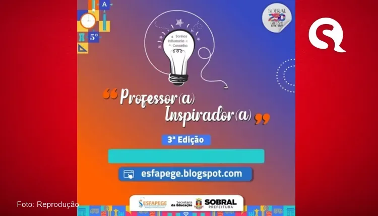 Secretaria da Educação de Sobral realiza terceira edição do prêmio Professor(a) Inspirador(a)